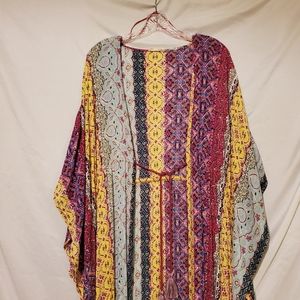Multi-colored Lovestitch Maxi Kimono